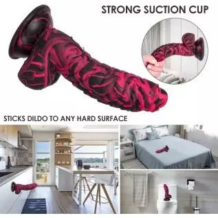Realistic Dildo Neat and Unique, 7.16 inch Colorful Dildo with Strong Suction Cup for Hands-Free Play Adult Sex Toys for Women M Realistic Dildo Neat and Unique, 7.16 inch Colorful Dildo with Strong Suction Cup for Hands-Free Play Adult Sex Toys for Women M