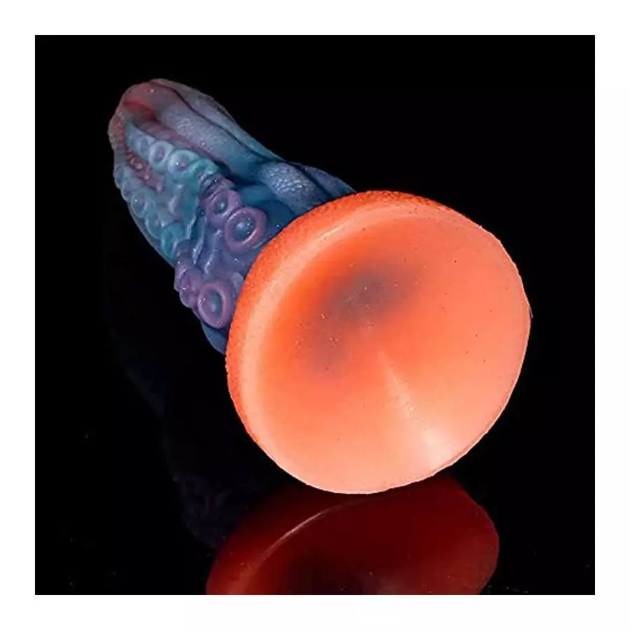 9.44" Tentacle Huge Dildo Luminous Octopus Dildo, Silicone G-spot Dildo with Strong Suction Cup, Dildos Sex Toys for Women