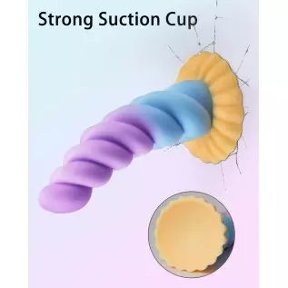 Realistic Monster Silicone Dildo - 8.6" Shaped Liquid Dildo with Strong Suction Cup, Huge Thick Dildo for Women, Anal Plug Dildo