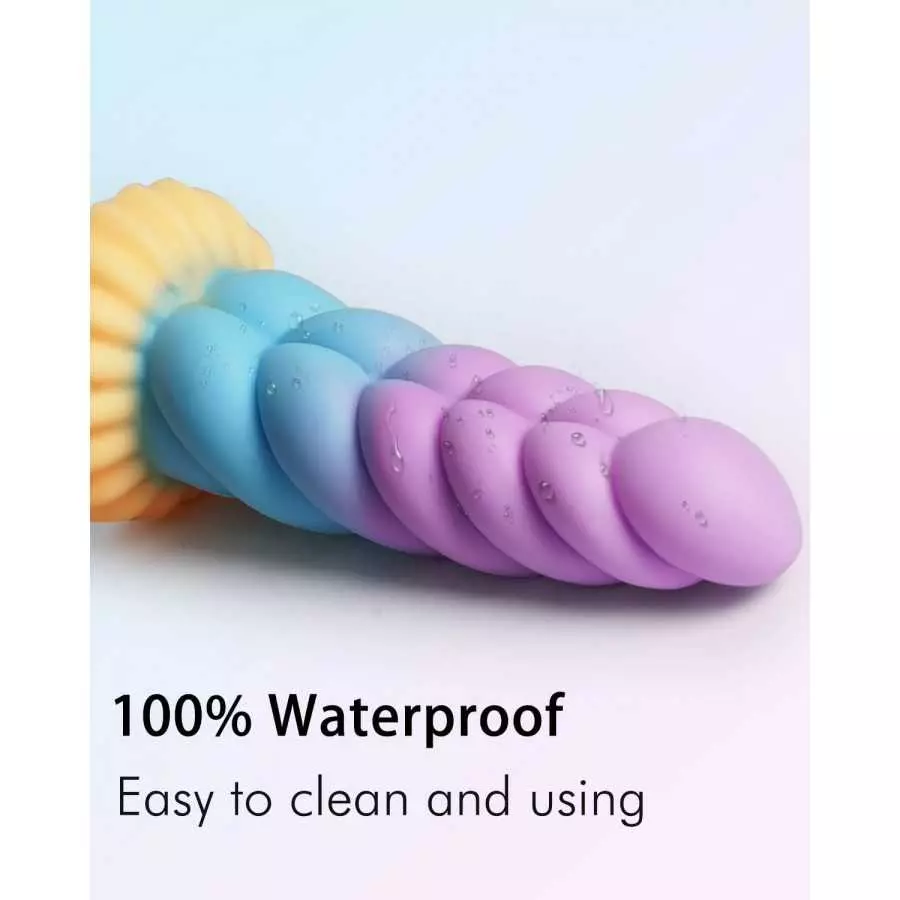 Realistic Monster Silicone Dildo - 8.6" Shaped Liquid Dildo with Strong Suction Cup, Huge Thick Dildo for Women, Anal Plug Dildo