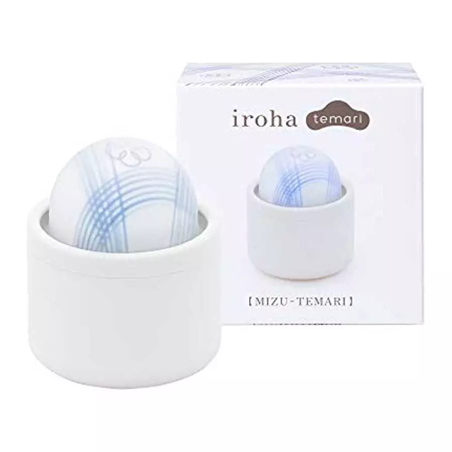 TENGA HMT-01 iroha Temari Mizu Vibrator for Women, Palm-Sized Waterproof Rechargeable Vibrator