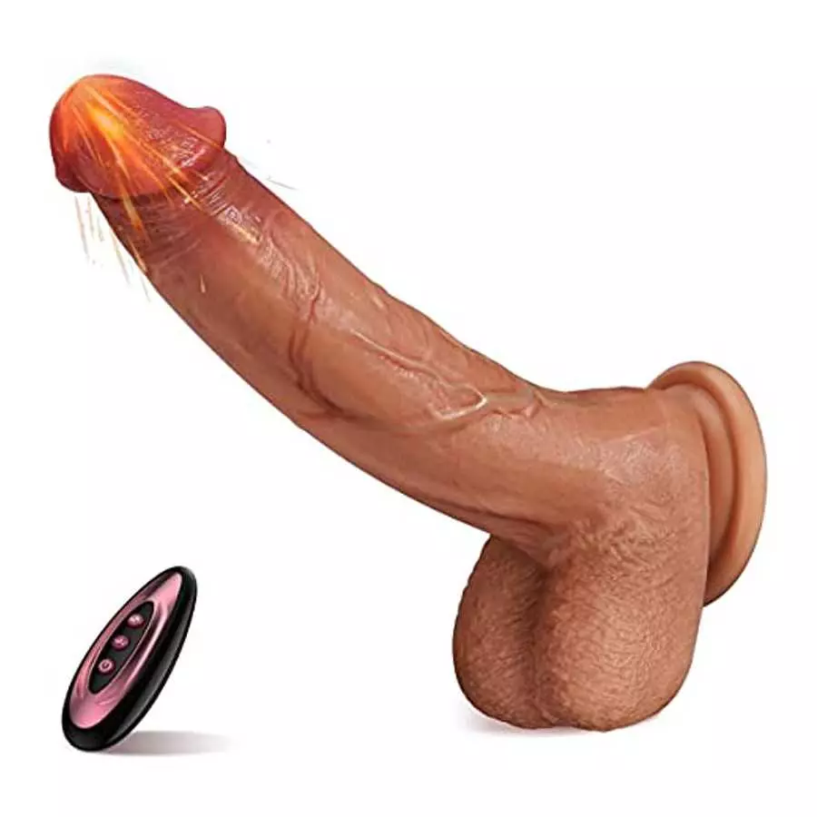 Thrusting Dildo Vibrator with 8 Thrusting Modes 9 inch Dildos for Women Realistic Vibrating Dildo G Spot Vibrator Sex Toys with 