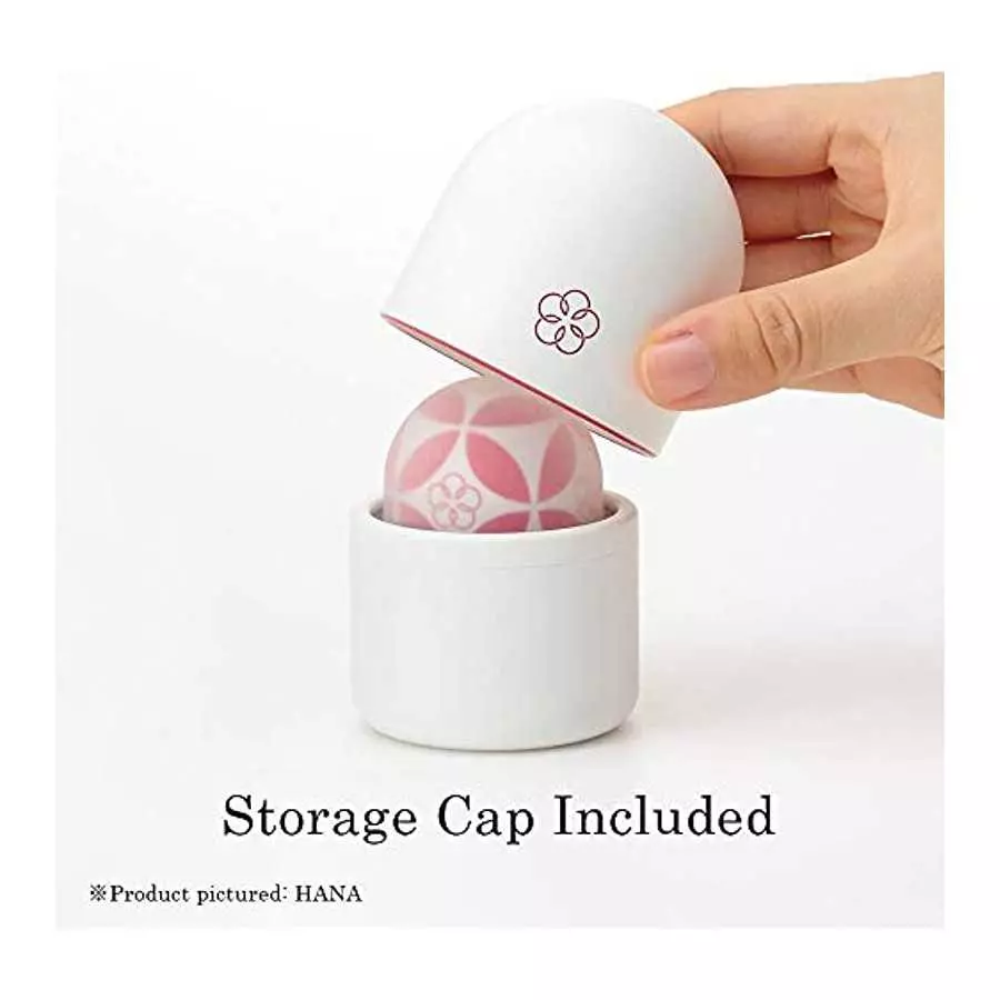 TENGA HMT-01 iroha Temari Mizu Vibrator for Women, Palm-Sized Waterproof Rechargeable Vibrator