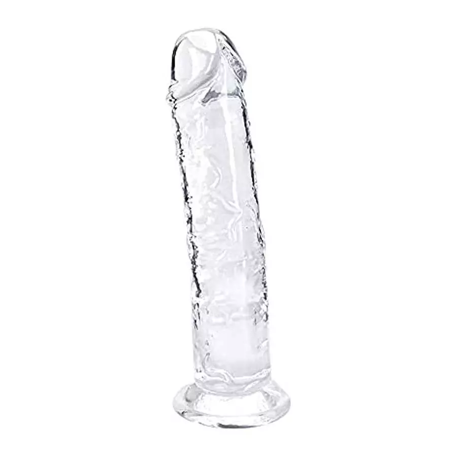 8.66 Inch Realistic Dildo, Clear Dildo with Suction Cup for Women Masturbator G Spot Clit Vaginal Stimulator Men Anal Adult Sex 8.66 Inch Realistic Dildo, Clear Dildo with Suction Cup for Women Masturbator G Spot Clit Vaginal Stimulator Men Anal Adult Sex