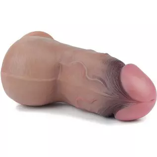 11" Handmade Dual Layered XXL Silicone hyper realistic dildo with Hyper-Realistic Veins Anal Dildo Huge Suction Cup Dildo Plugs 