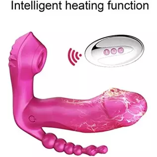 Sex Tounge Vibrator for Licking and Sucking with Dildo for Women Rose clitoralis Vibrator with 7 Modes