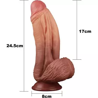 11" Handmade Dual Layered XXL Silicone hyper realistic dildo with Hyper-Realistic Veins Anal Dildo Huge Suction Cup Dildo Plugs 
