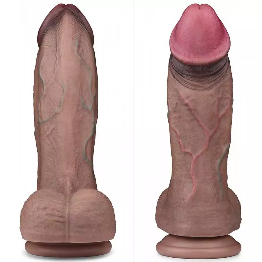 11" Handmade Dual Layered XXL Silicone hyper realistic dildo with Hyper-Realistic Veins Anal Dildo Huge Suction Cup Dildo Plugs 