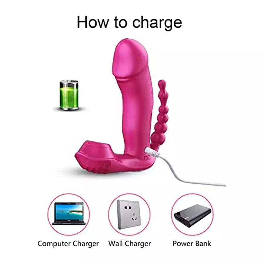 Sex Tounge Vibrator for Licking and Sucking with Dildo for Women Rose clitoralis Vibrator with 7 Modes