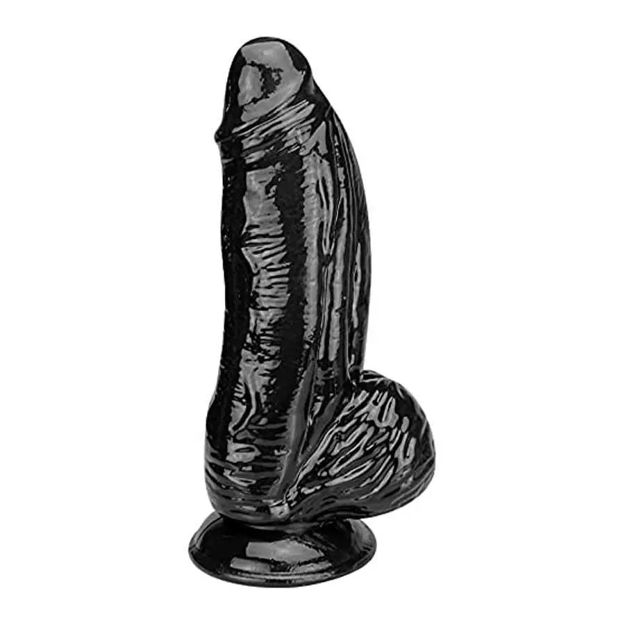 Black Huge Dildos with Strong Suction Cup, Lifelike 10 Inch Thick Realistic Dildo,Monster Wide Dong Giant Big Toy Large Size Fat