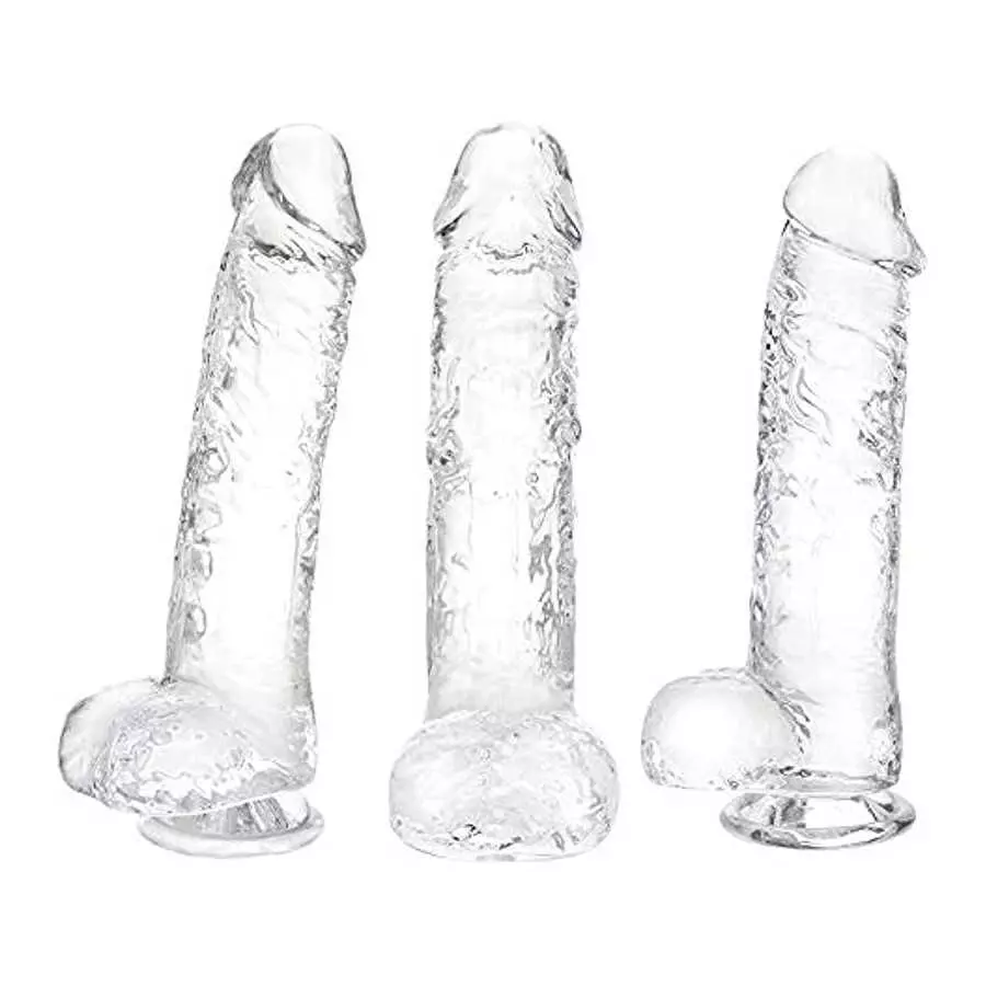 Dildo 9.4" Realistic Suction Cup G-Spot Dildo for Women, Big Anal Dildo for Men and Gay Couples Adult Sex Toys Perfect Lover Gif