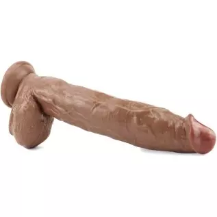 12 Inch Realistic Dildo, Body-Safe Material Lifelike Huge Penis with Strong Suction Cup for Hands-Free Play, Flexible Cock Adult 12 Inch Realistic Dildo, Body-Safe Material Lifelike Huge Penis with Strong Suction Cup for Hands-Free Play, Flexible Cock Adult