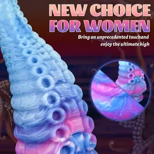Tentacle Toys, Octopus Huge Anal Dildo of Premium Liquid Silicone, Leyuto Anal Plug Monster Prostate Massager Hand-Free Thick Ad
