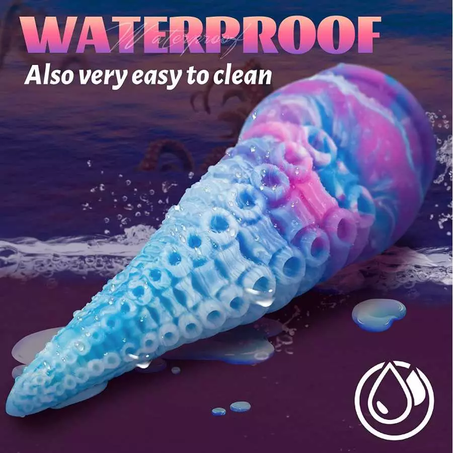 Tentacle Toys, Octopus Huge Anal Dildo of Premium Liquid Silicone, Leyuto Anal Plug Monster Prostate Massager Hand-Free Thick Ad