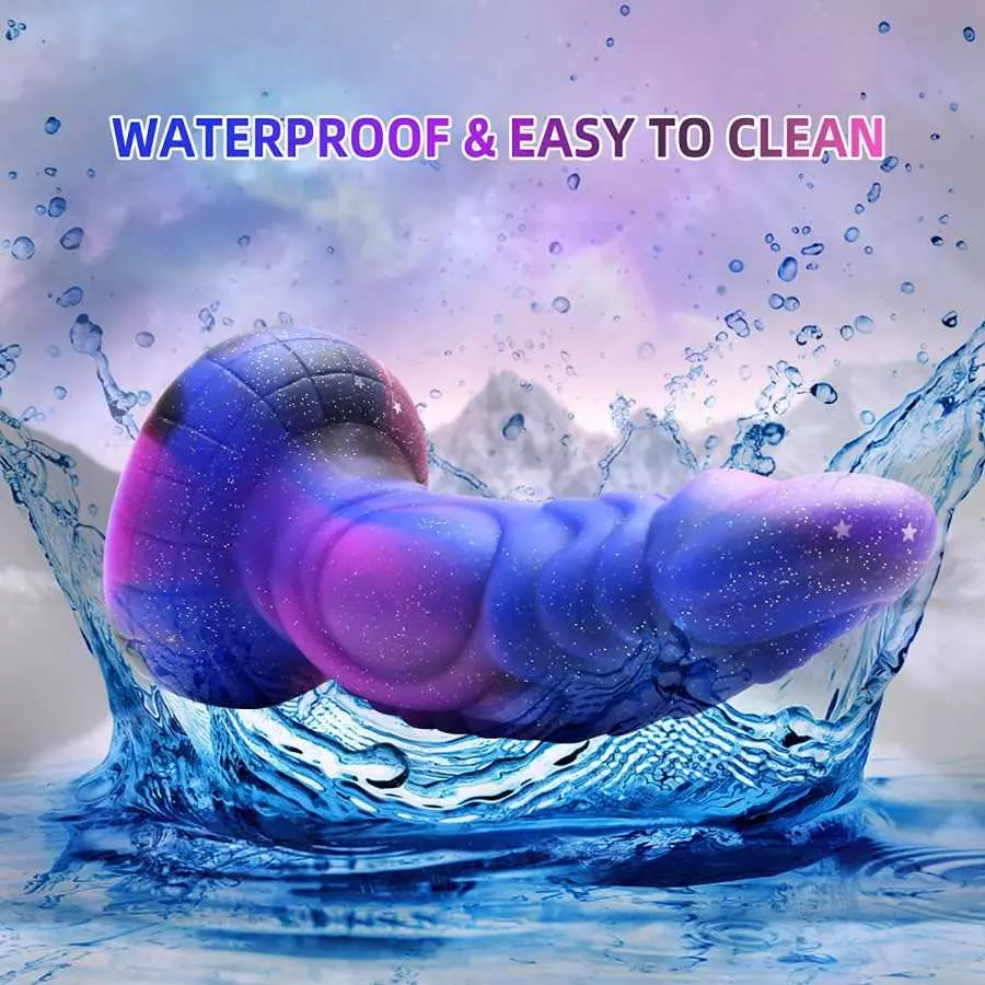 Realistic Dragon Dildos Sex Toys, 7.9" Colorful Dildo with Big Suction Cup Vaginal G-Spot Anal Play Sexual Toy for Women Men and