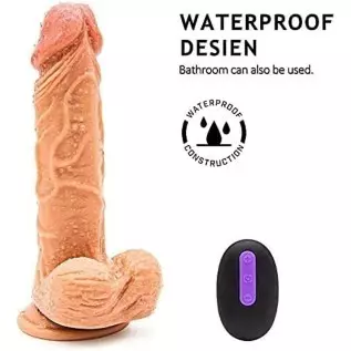 8" Masturbation Dildo for Women Adult Sex G-Spot Vibrator for Men Thrusting Dildo with Hands-Free Huge Big Dildo