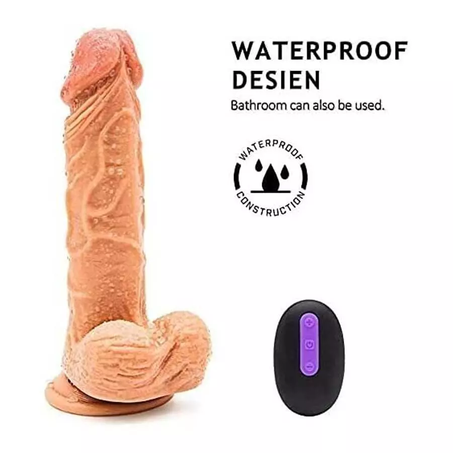 8" Masturbation Dildo for Women Adult Sex G-Spot Vibrator for Men Thrusting Dildo with Hands-Free Huge Big Dildo