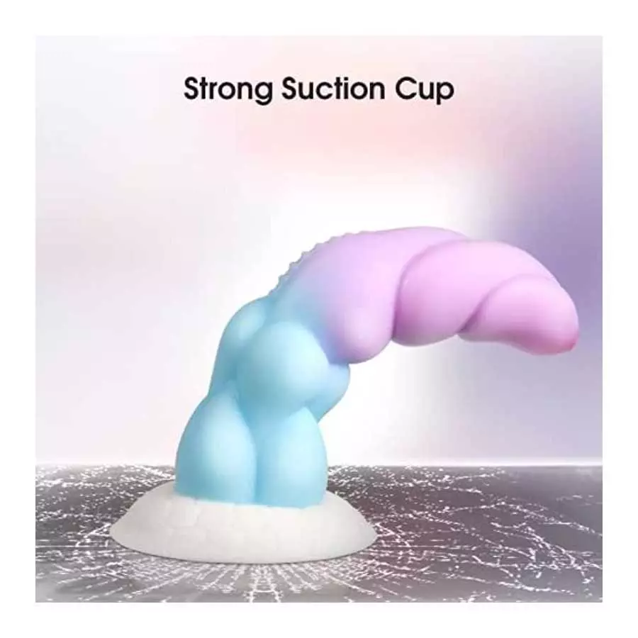 Realistic Monster Dildo for Women: 8.5" Big Huge Anal Dildo with Strong Suction Cup for Hands-Free Play, Liquid Silicone G Spot