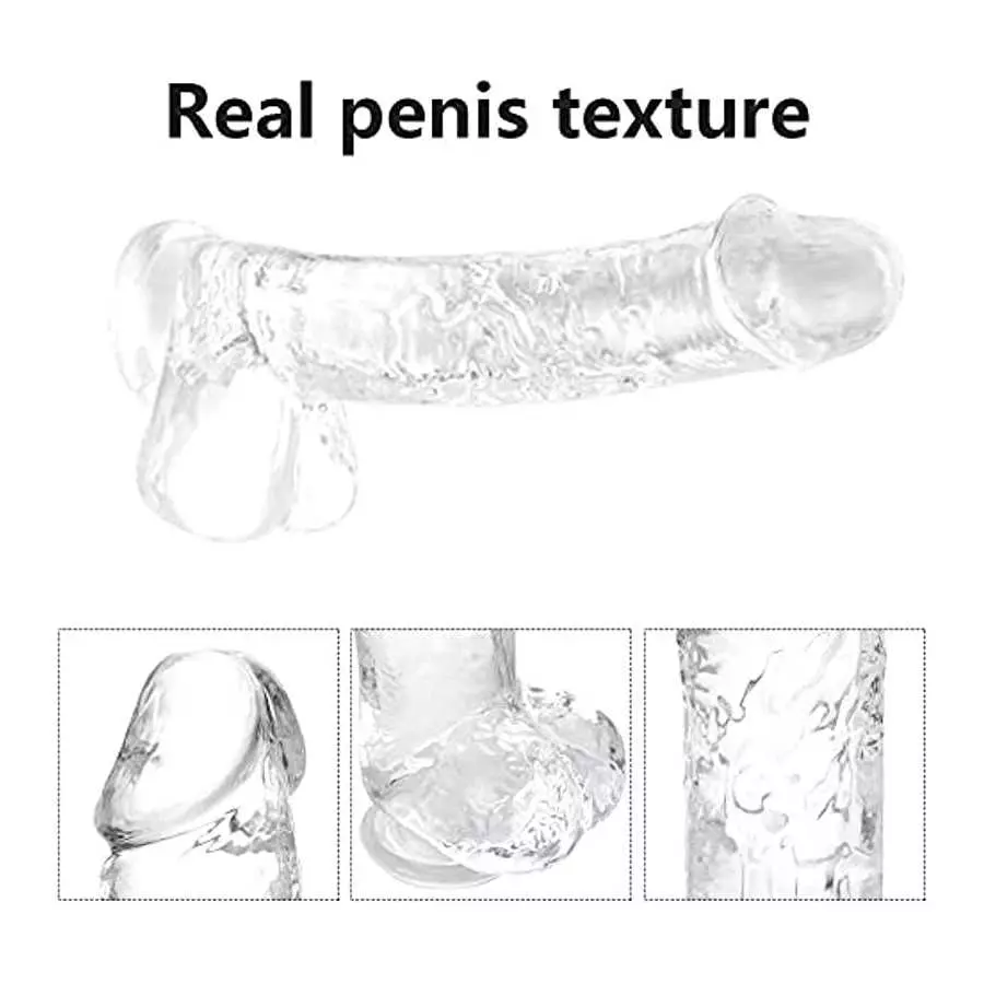 12.8 Inch Huge Dildo with Strong Suction Cup for Men Women Gay,Extra Large Thick Width Clear XXL Realistic Dildo, Long and Fat,
