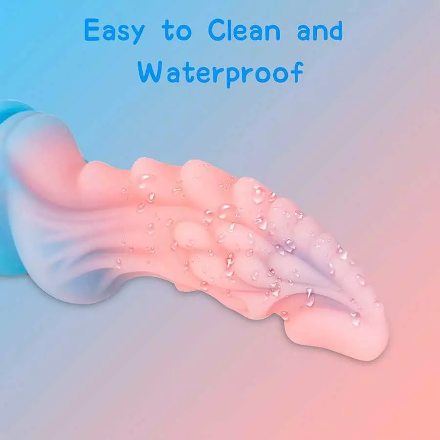 Realistic Monster Dildo Sex Toys: 8.66 Inch Big Huge Anal Dildo with Strong Suction Cup for Hands-Free Play, Liquid Silicone Thi