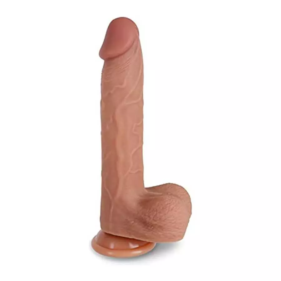 8.7"Silicone Realistic Dildos Sex Toy with Strong Suction Cup for Hands-Free, Flexible Lifelike Sex Toys, Anal Adult Sensory Sex