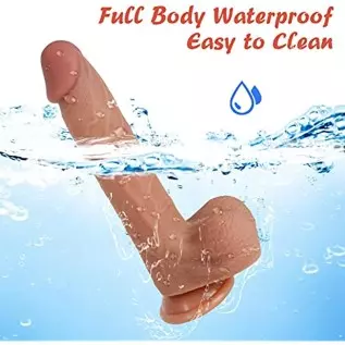 8.7"Silicone Realistic Dildos Sex Toy with Strong Suction Cup for Hands-Free, Flexible Lifelike Sex Toys, Anal Adult Sensory Sex