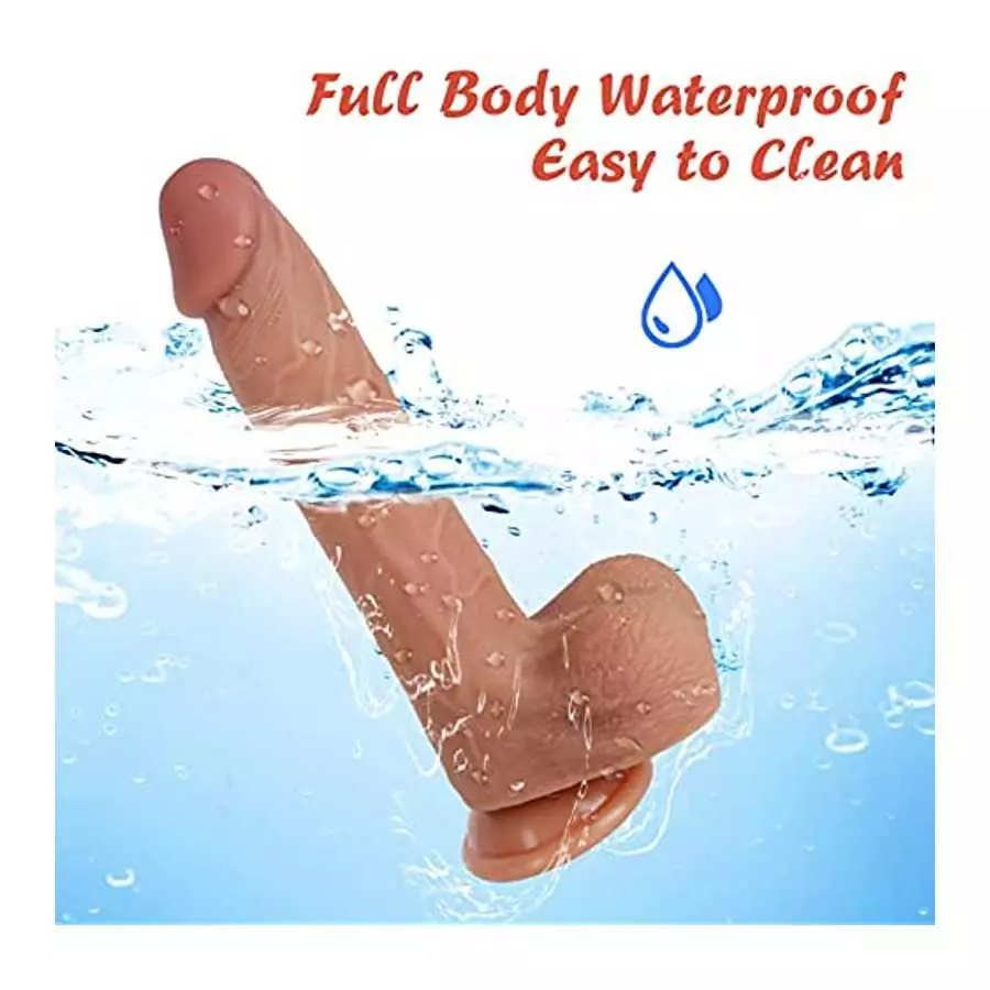 8.7"Silicone Realistic Dildos Sex Toy with Strong Suction Cup for Hands-Free, Flexible Lifelike Sex Toys, Anal Adult Sensory Sex