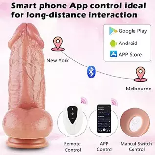 Thick Dildo Huge Dildo Giant Dildos with Remote Control for Machine, Fat Vibrating Soft Fantasy Dildo for Strap On, Lifelike Gir Thick Dildo Huge Dildo Giant Dildos with Remote Control for Machine, Fat Vibrating Soft Fantasy Dildo for Strap On, Lifelike Gir