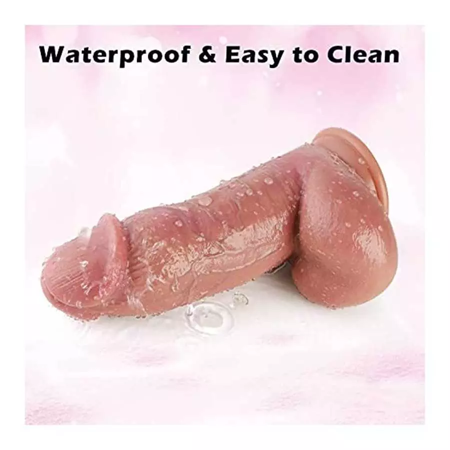 Thick Dildo Huge Dildo Giant Dildos with Remote Control for Machine, Fat Vibrating Soft Fantasy Dildo for Strap On, Lifelike Gir