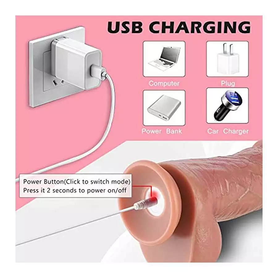 Thick Dildo Huge Dildo Giant Dildos with Remote Control for Machine, Fat Vibrating Soft Fantasy Dildo for Strap On, Lifelike Gir