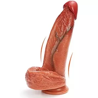 hyper realistic dildo 2.16 Inches Diameter Big Thick Anal Dildo Sex Toys, Huge Realistic Dildos Penis with Strong Suction Cup fo