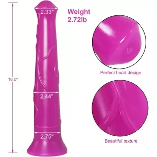 LZYAA Super Big Size Horse Dildo (Black)