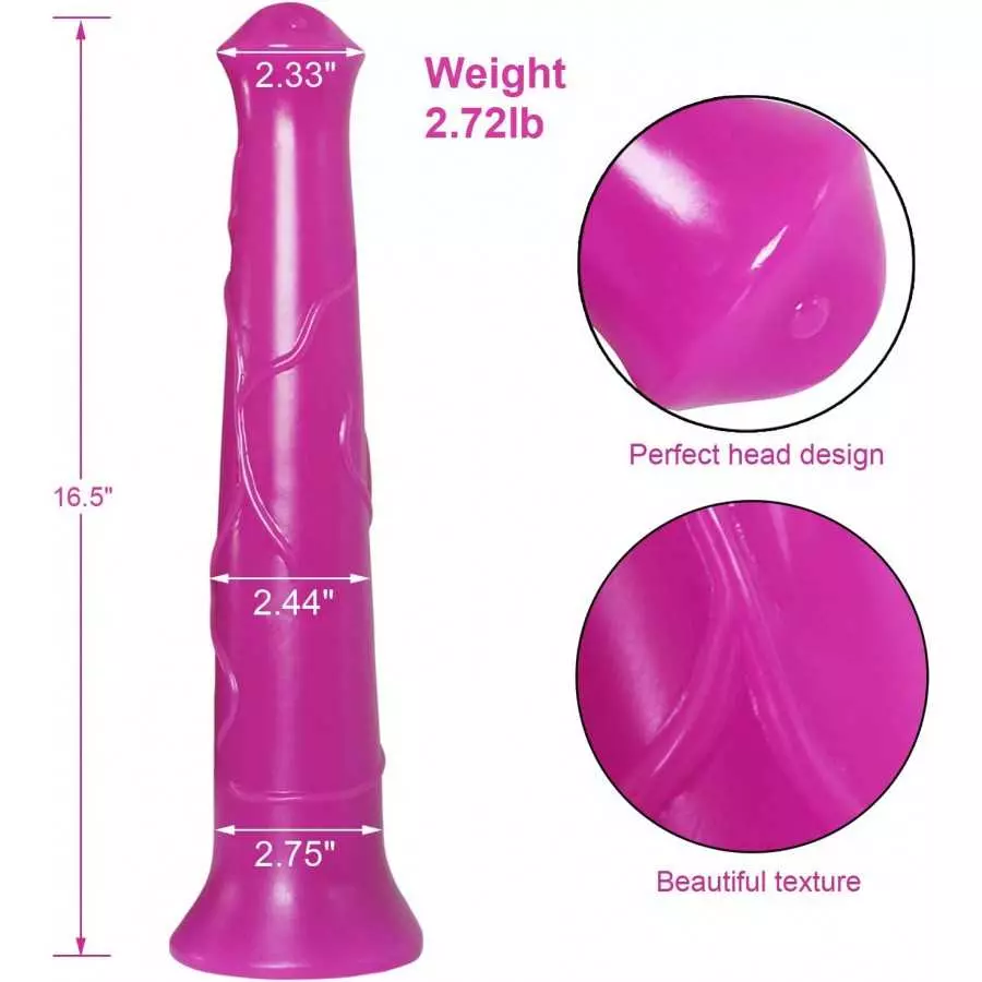LZYAA Super Big Size Horse Dildo (Black)