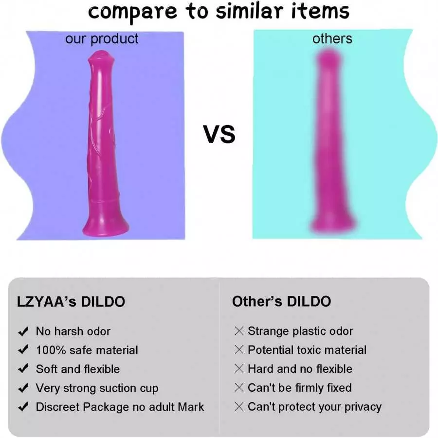 LZYAA Super Big Size Horse Dildo (Black)