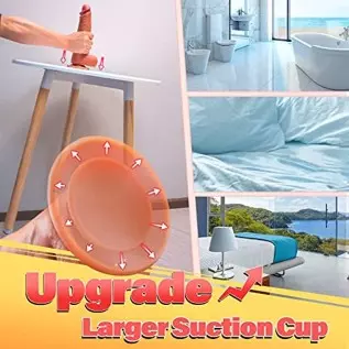 8.8” Thrusting Dildo Vibrator with 6 Thrust Modes and 10 Vibration Modes, Realistic Vibrating Silicone Dildos with Remote Contro