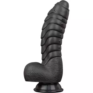 Realistic Dildo, LZYAA Liquid Silicone Material No Any Smell Adult Sex Toys Penis, Strong Suction Cup for Hand-Free 2 Balls G-Sp