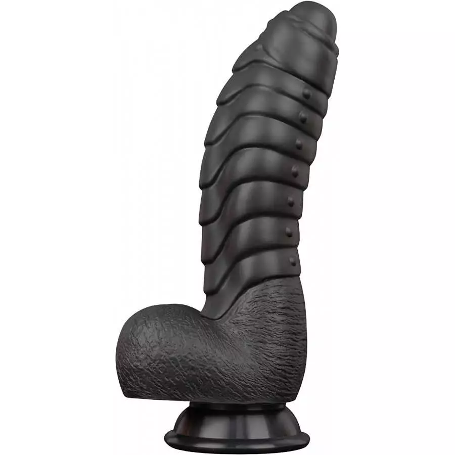 Realistic Dildo, LZYAA Liquid Silicone Material No Any Smell Adult Sex Toys Penis, Strong Suction Cup for Hand-Free 2 Balls G-Sp