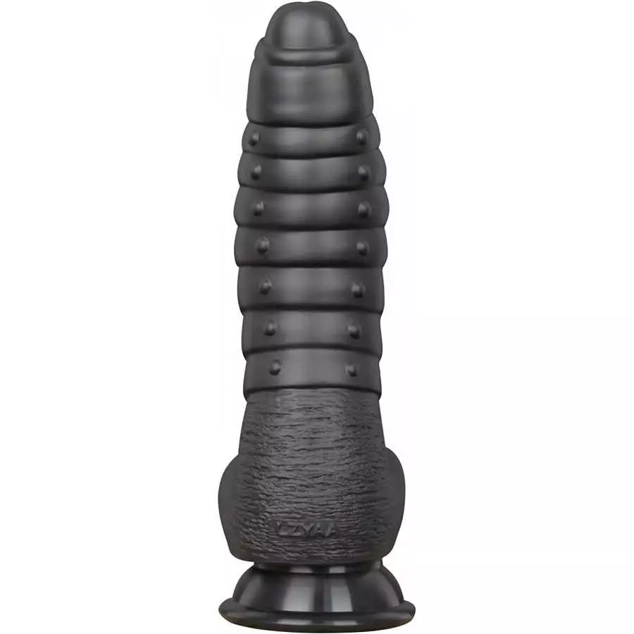 Realistic Dildo, LZYAA Liquid Silicone Material No Any Smell Adult Sex Toys Penis, Strong Suction Cup for Hand-Free 2 Balls G-Sp