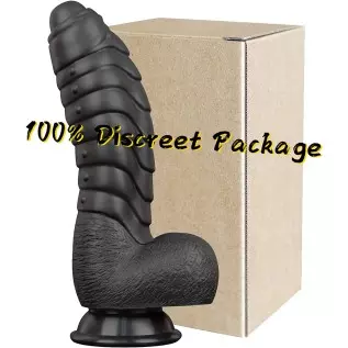 Realistic Dildo, LZYAA Liquid Silicone Material No Any Smell Adult Sex Toys Penis, Strong Suction Cup for Hand-Free 2 Balls G-Sp