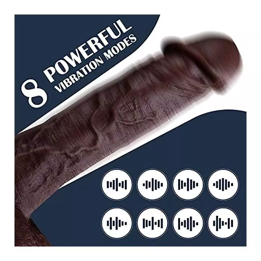 Dildos, Vibrating Dildo 9 inch Realistic Dildo with 5 Thrusting Modes Thrusting Dildo Vibrator, Anal Dildo Sex Toys, Dildos for