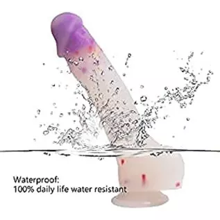 Dildo 9" Realistic Huge Dildo with Suction Cups Adult Sex Toy Penis with Curved Dick and Balls for G-Spot Vagina and Anal Sex To Dildo 9" Realistic Huge Dildo with Suction Cups Adult Sex Toy Penis with Curved Dick and Balls for G-Spot Vagina and Anal Sex To