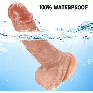 9 Inch Realistic Dildo, Thick Silicone Dildos with Strong Suction Cup for Hands-Free and Anal Play， Realistic Huge Penis for G-S