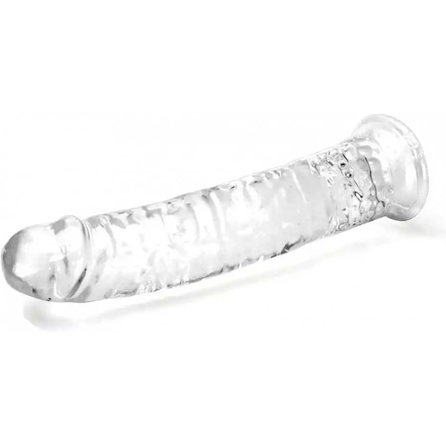 10 Inch Big Clear Realistic Dildo for Sex Women's, Body-Safe Material Lifelike Large Penis with Strong Suction Cup for Hands-Fre