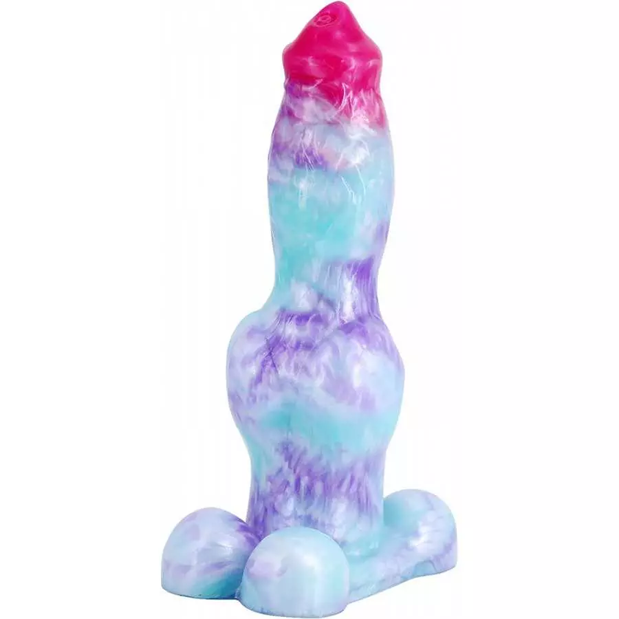 9 inch Realistic Squirting Huge Multi-Color Silicone Dildo with Suction Cup for Hands-Free Play, Big Pink Silicone Thick Dildo A