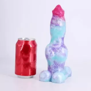 9 inch Realistic Squirting Huge Multi-Color Silicone Dildo with Suction Cup for Hands-Free Play, Big Pink Silicone Thick Dildo A