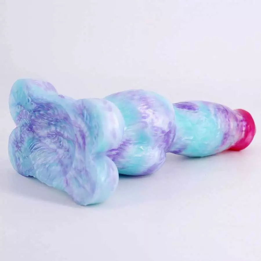 9 inch Realistic Squirting Huge Multi-Color Silicone Dildo with Suction Cup for Hands-Free Play, Big Pink Silicone Thick Dildo A