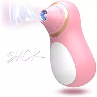 Rose Clitorial Sucking Vibrator Sucker Soft Tongue Quiet Toy for Women Waterproof Pleasure Cordless Penguin Dual Motor Wand Nipp