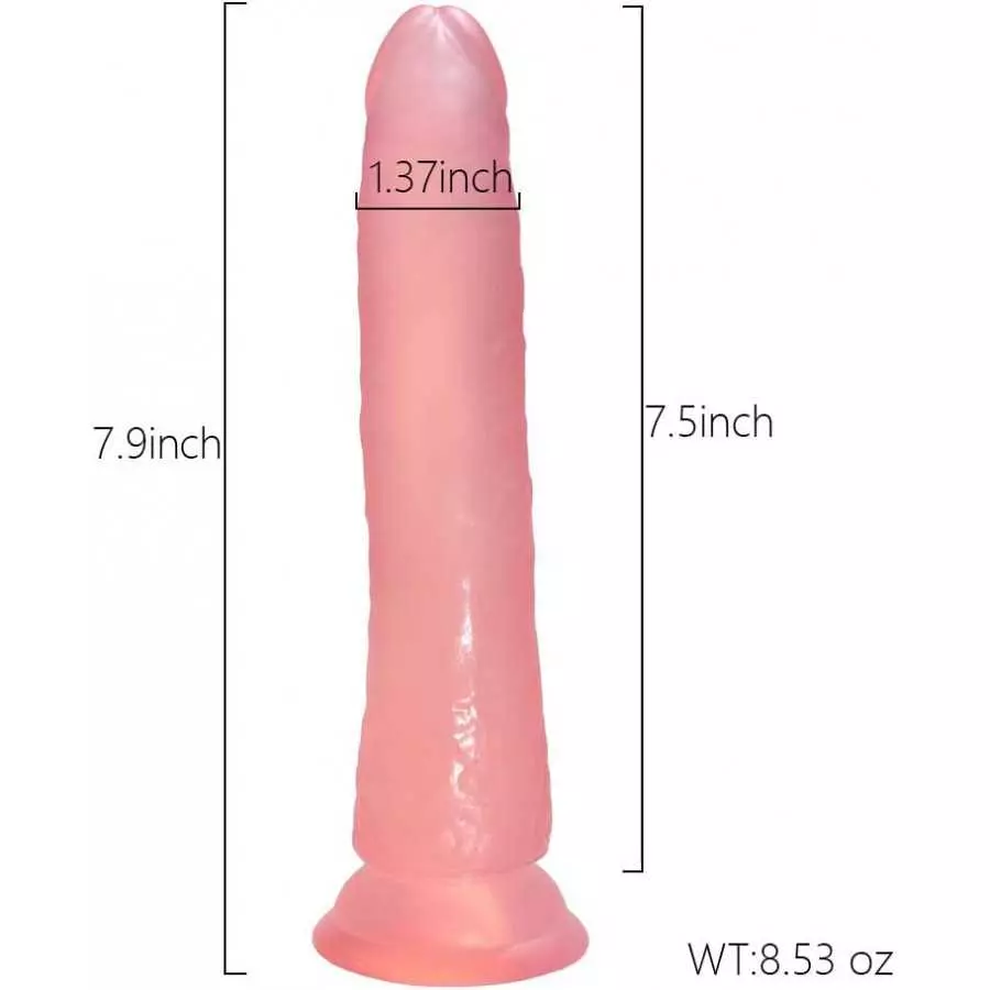Strapon Dildo Adjustable Harness with Suction Cup Realistic Dildos G Spot Clits for Vagina & Anal Play Compatible Sex Toys for L