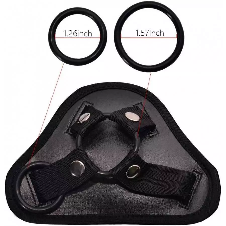 Strapon Dildo Adjustable Harness with Suction Cup Realistic Dildos G Spot Clits for Vagina & Anal Play Compatible Sex Toys for L