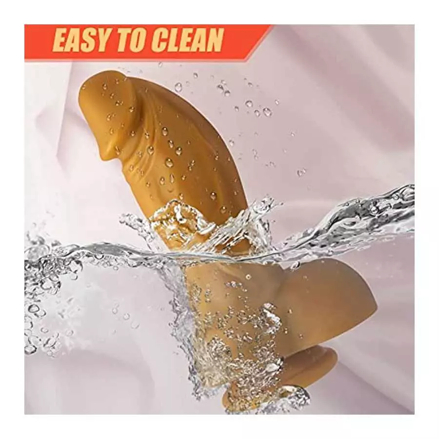 Realistic G-Spot Dildo，7.5" High/2.1'' Diameter Huge Thick Monster Silicone Realistic Dildo with Suction Cup,Soft Lifelike Thick